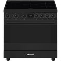 Smeg 90cm inductie fornuis – bovenaanzicht inductiekookplaat