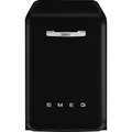 SMEG lave-vaisselle noir rétro 50's - vue de face