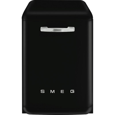 SMEG lave-vaisselle noir rétro 50's - vue de face