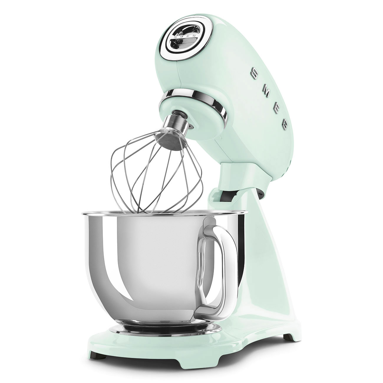 SMEG SMF03 keukenmachine pastelgroen – vooraanzicht