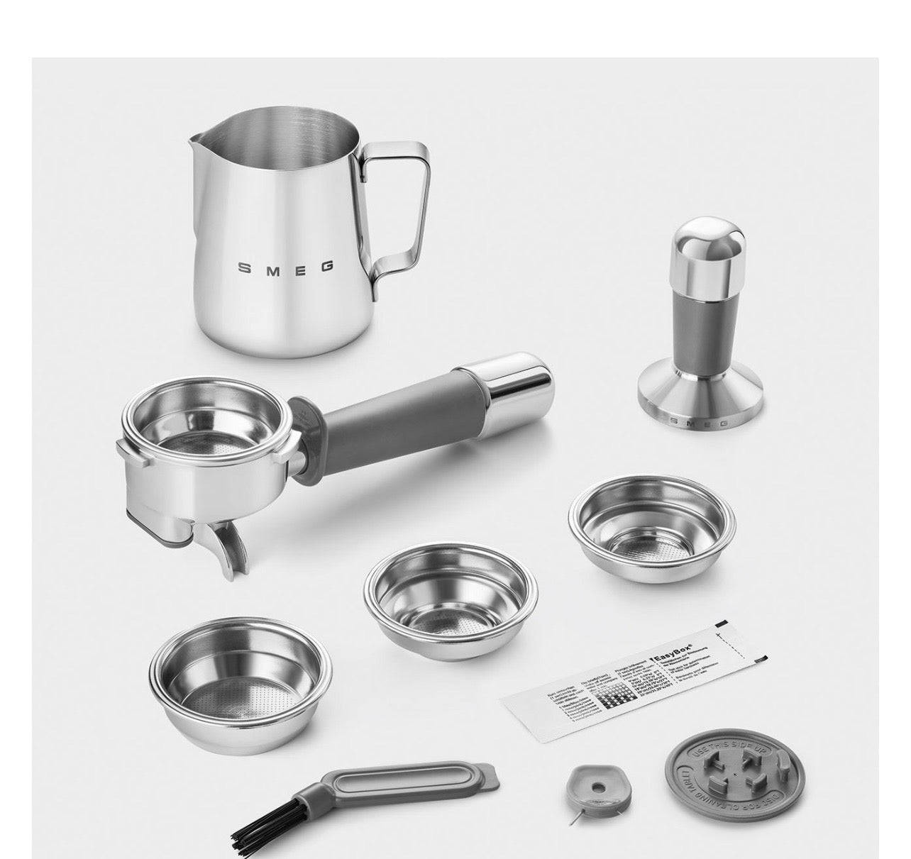 Smeg espressomachine – accessoires overzicht