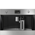Smeg inbouw koffiemachine vooraanzicht RVS