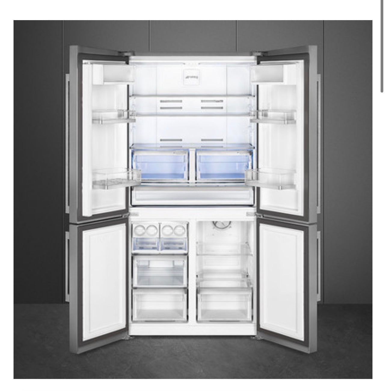 Smeg FQ60XF - Vue extérieure inox